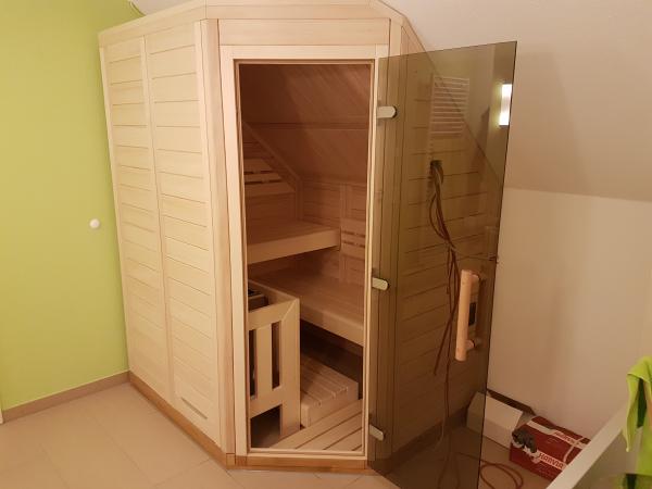 Sauna in Blockbauweise