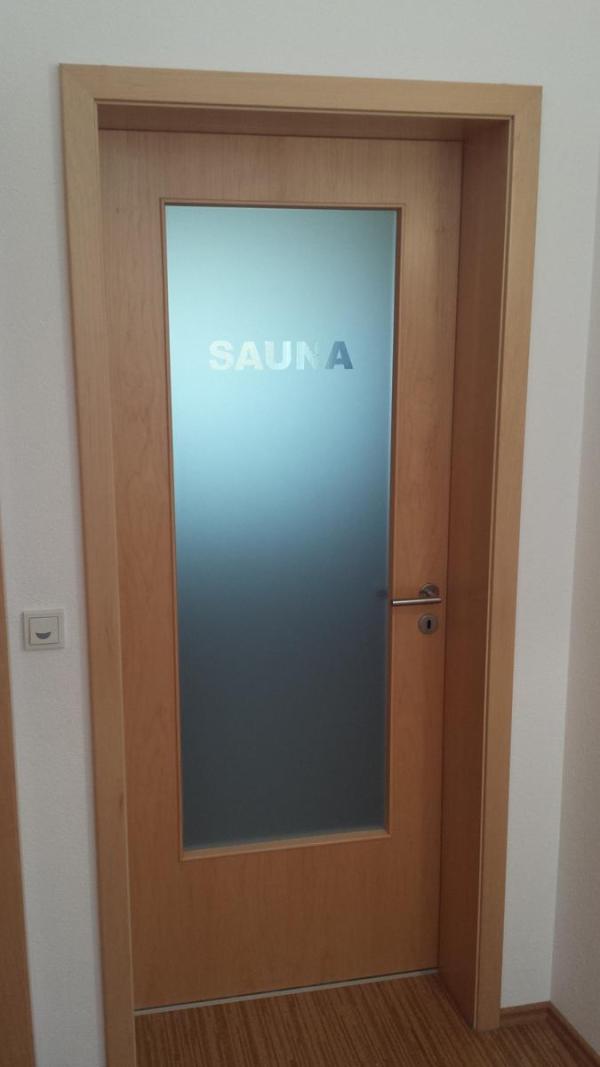 Zimmertür Sauna